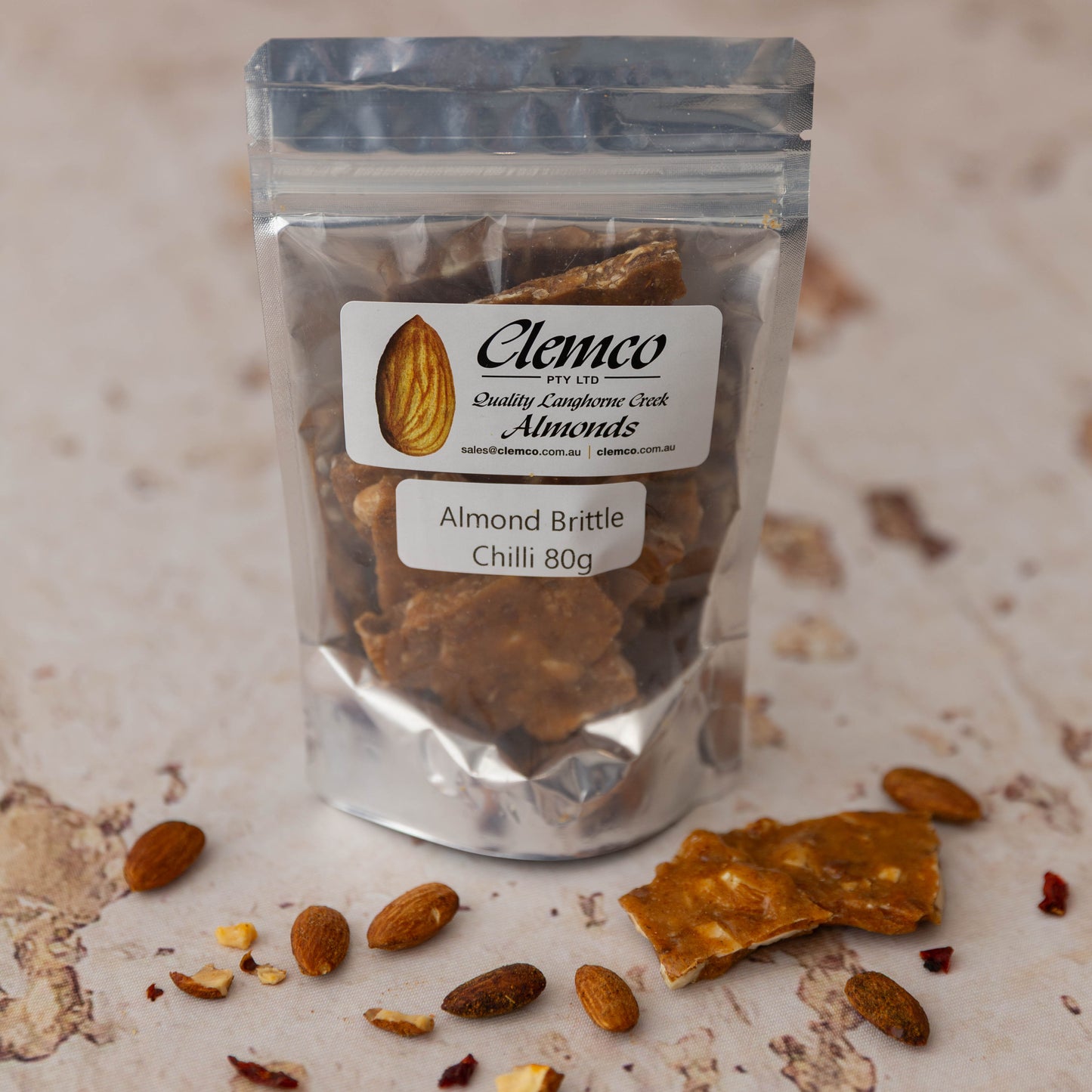 Chilli Almond Brittle