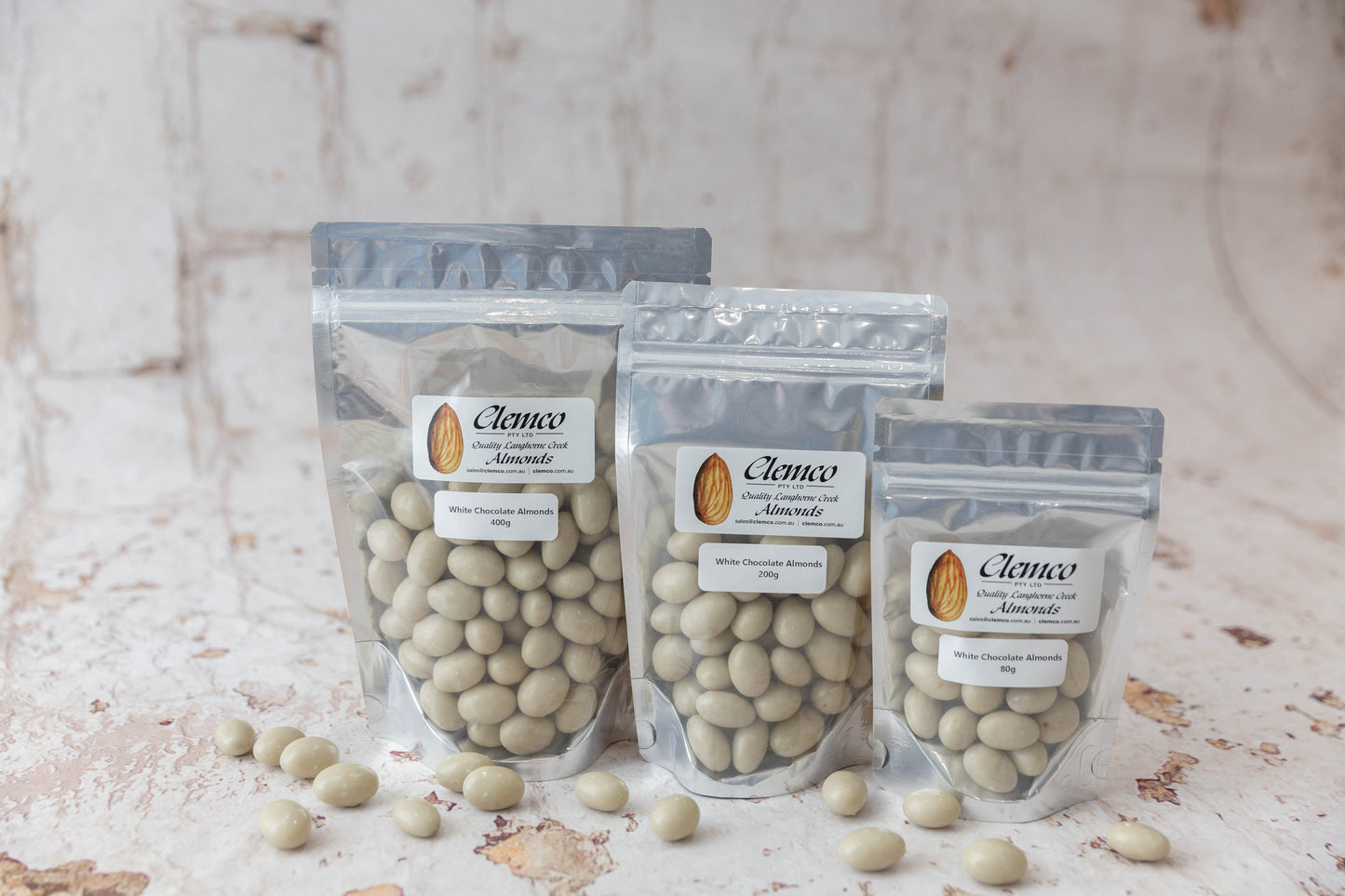 White Chocolate Almonds