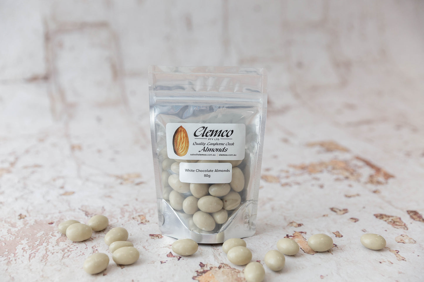 White Chocolate Almonds